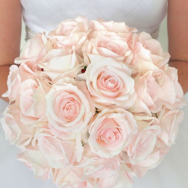 Blush Pink Rose Bridal Bouquet