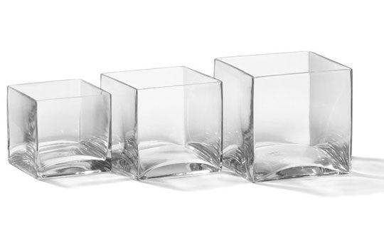 6" Cube Vase