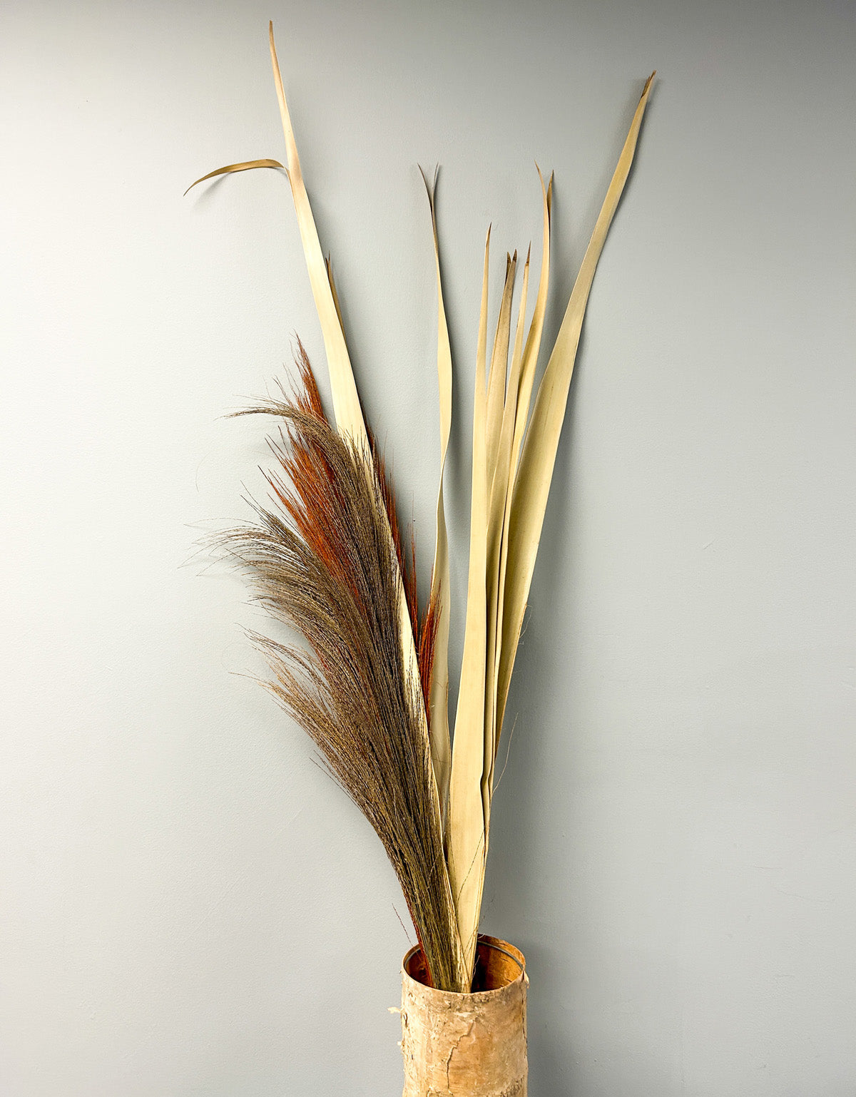 Neutral Dried Decorative Tall Grasses