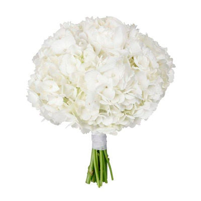 White Hydrangea Bridesmaid Bouquet