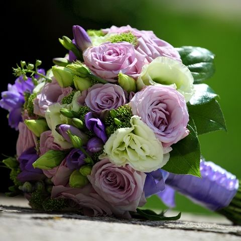 Shades of Purple Bridal Bouquet
